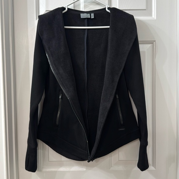 Athleta Easy Cozy Karma Asym Hooded Jacket Size Small - Picture 4 of 10